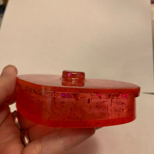 Heart shaped trinket box