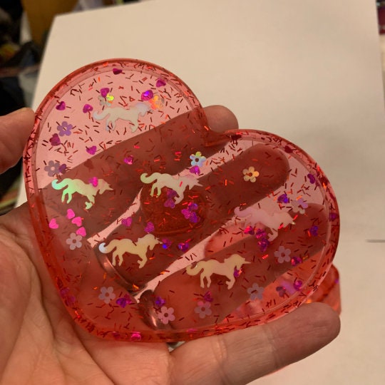 Heart shaped trinket box