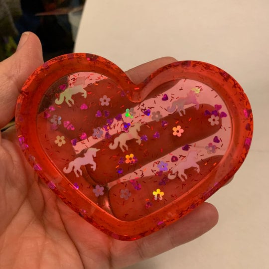 Heart shaped trinket box