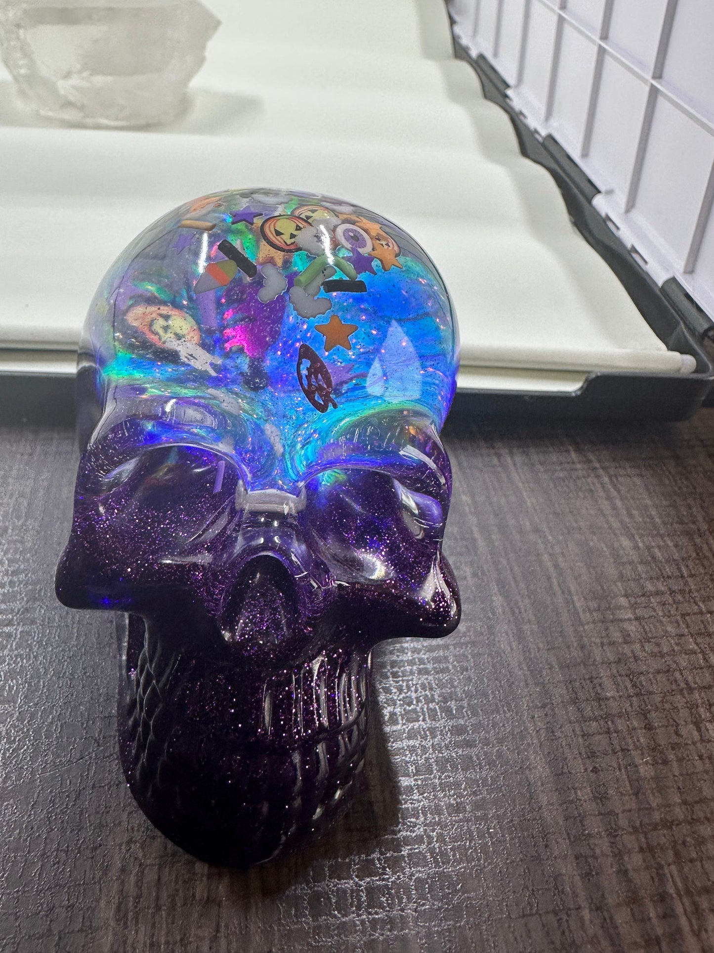 Skull Resin Statue