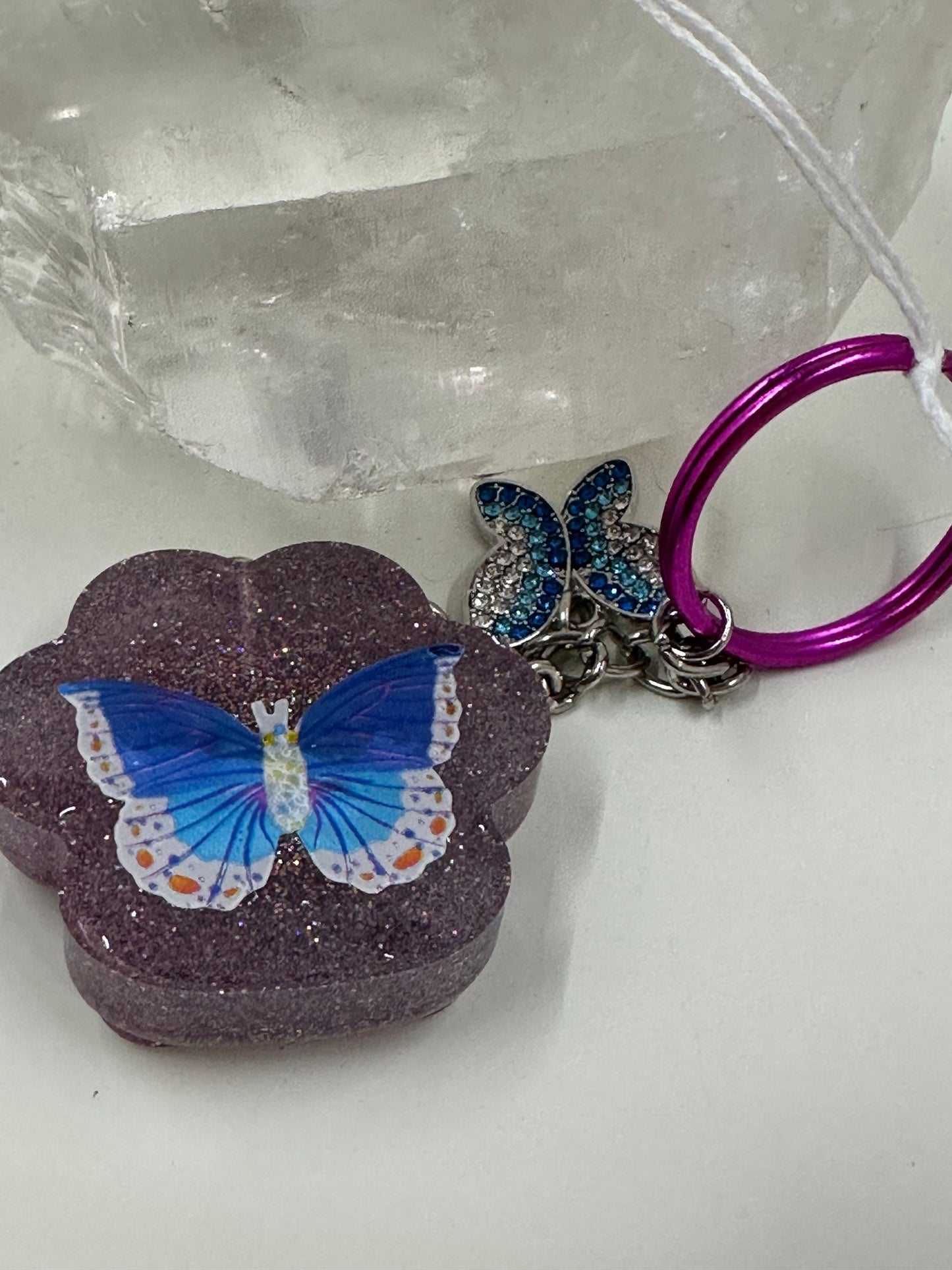 Cat Paw Keychain with Stickers