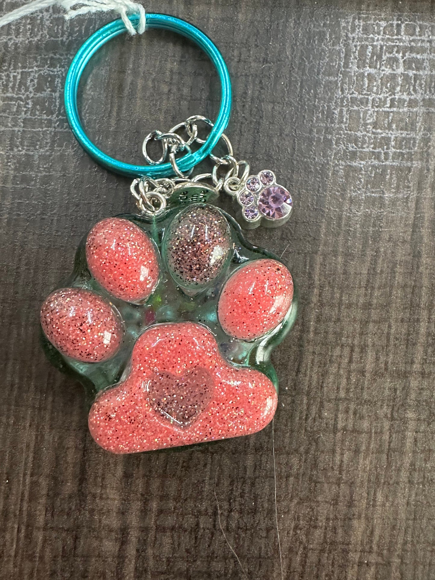 Paw Shaker Keychain