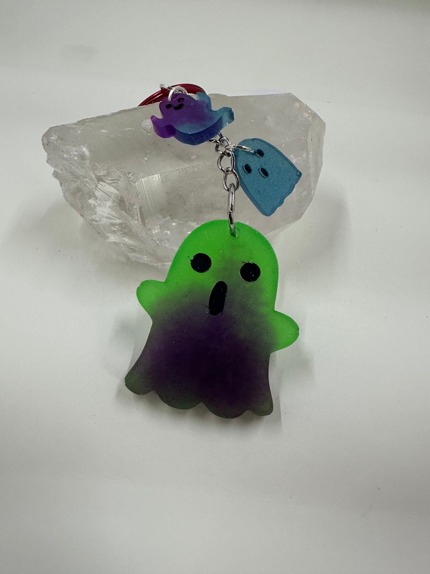 Glow In The Dark Ghost Keychain