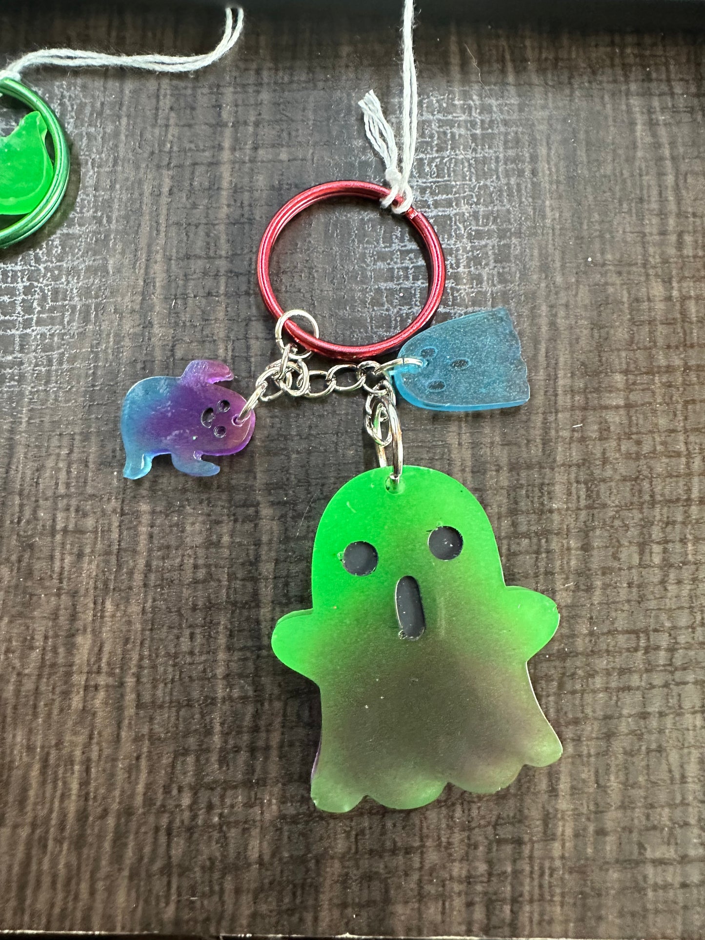 Glow In The Dark Ghost Keychain