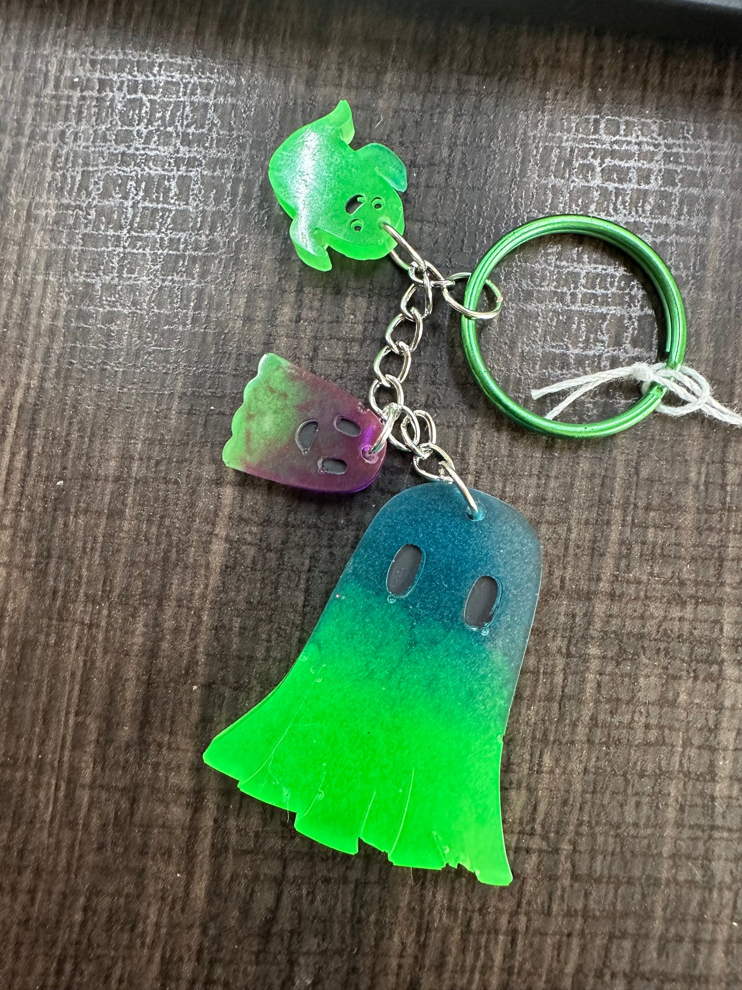 Glow In The Dark Ghost Keychain