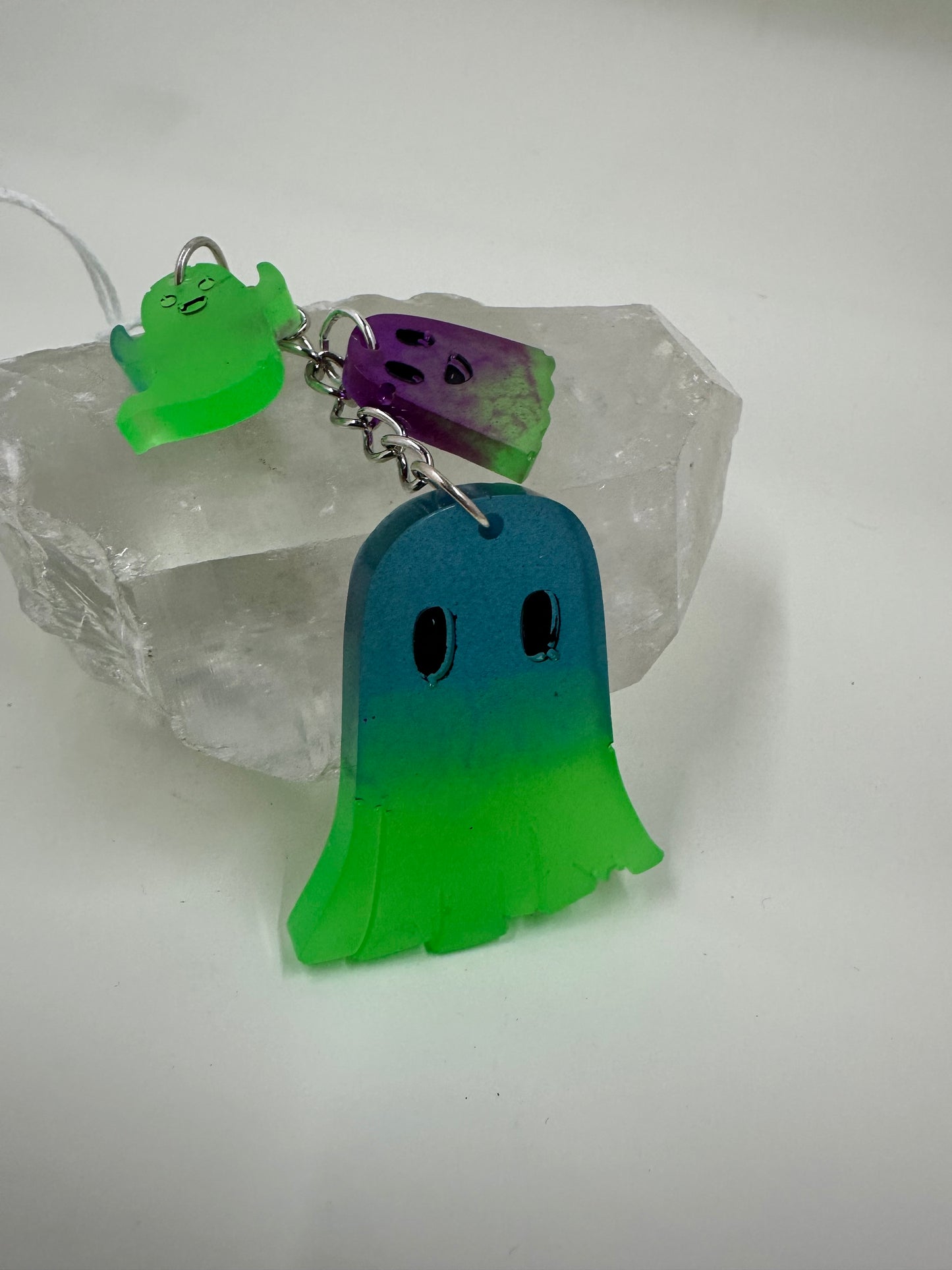 Glow In The Dark Ghost Keychain