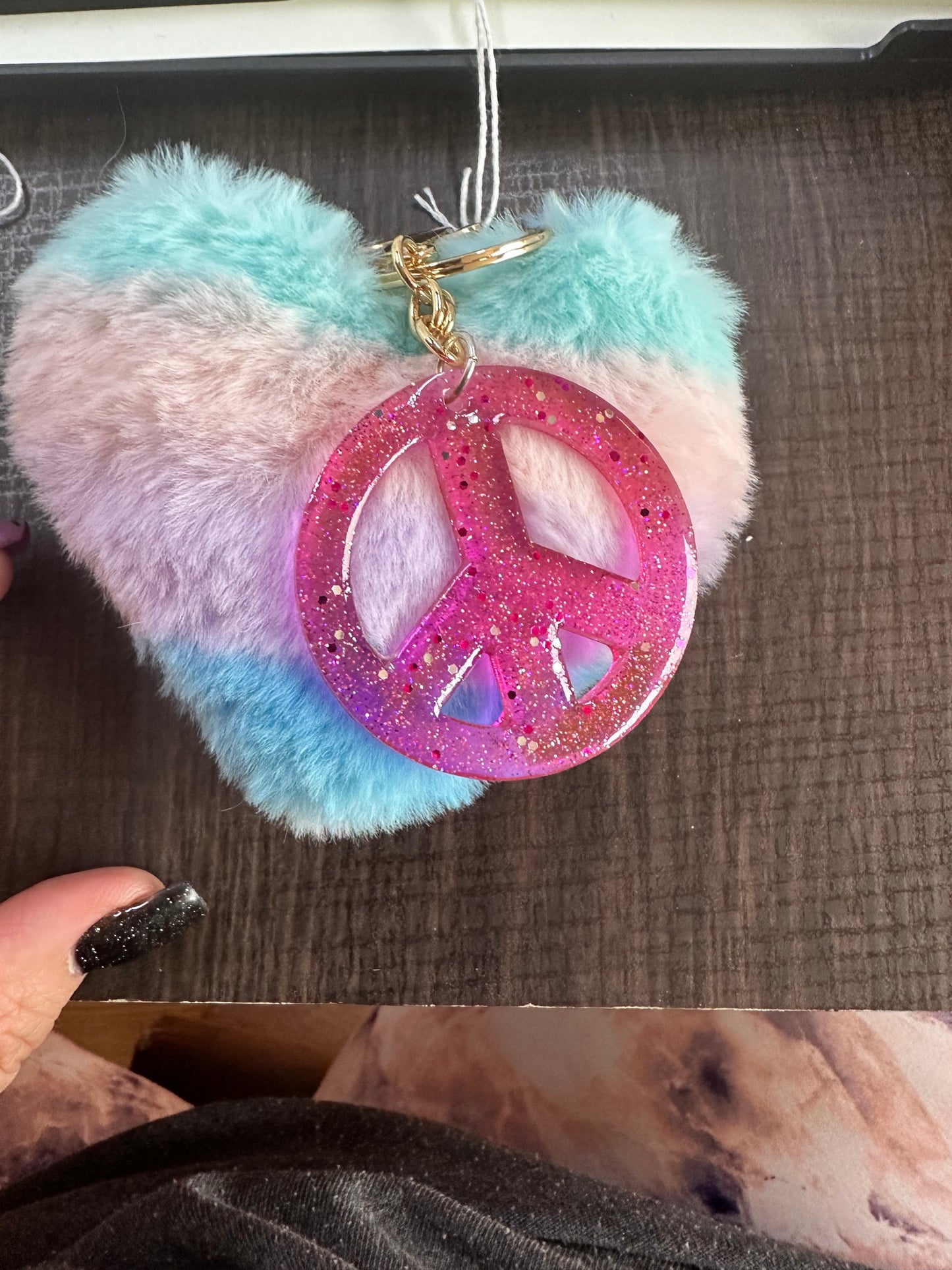 Peace Sign Key Chain