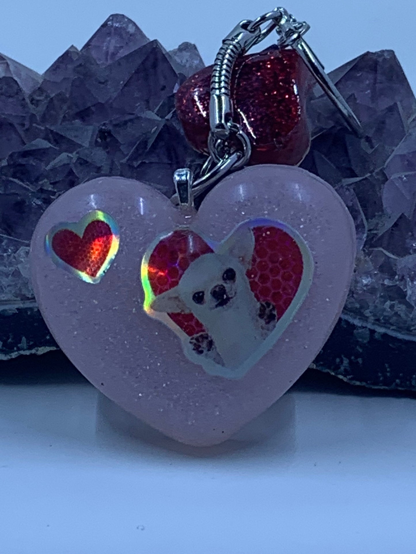 Valentine Heart Keychains