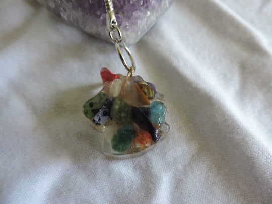 Unicorn Head Orgone Key Chain