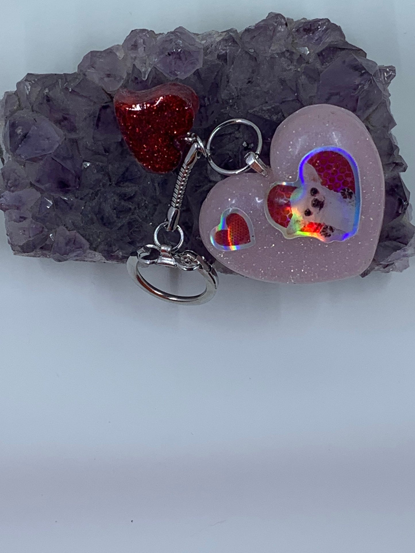 Valentine Heart Keychains