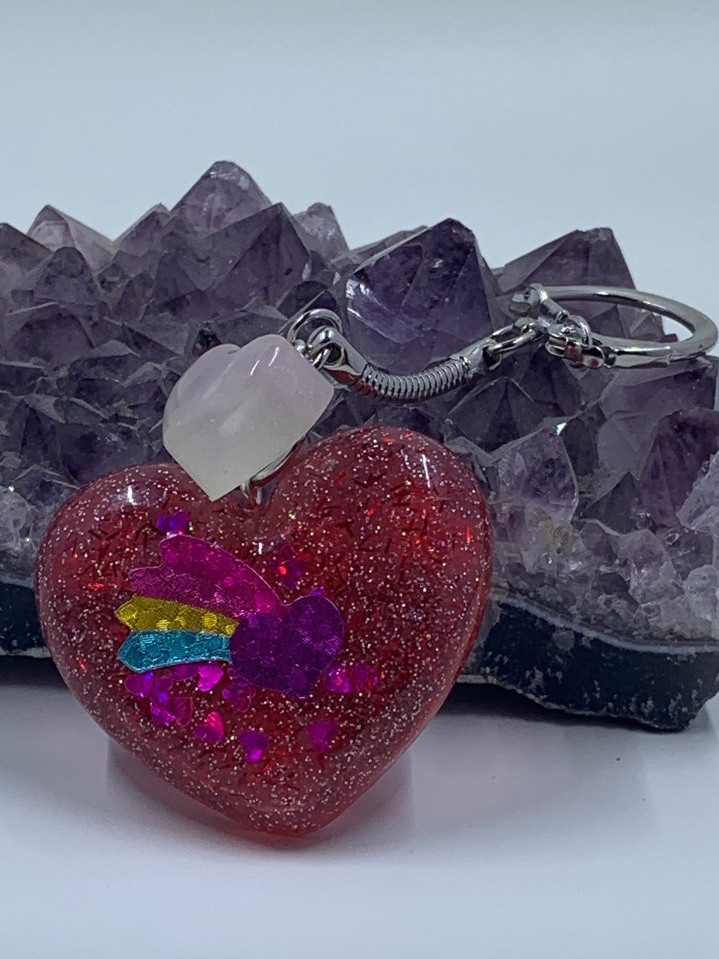 Valentine Heart Keychains