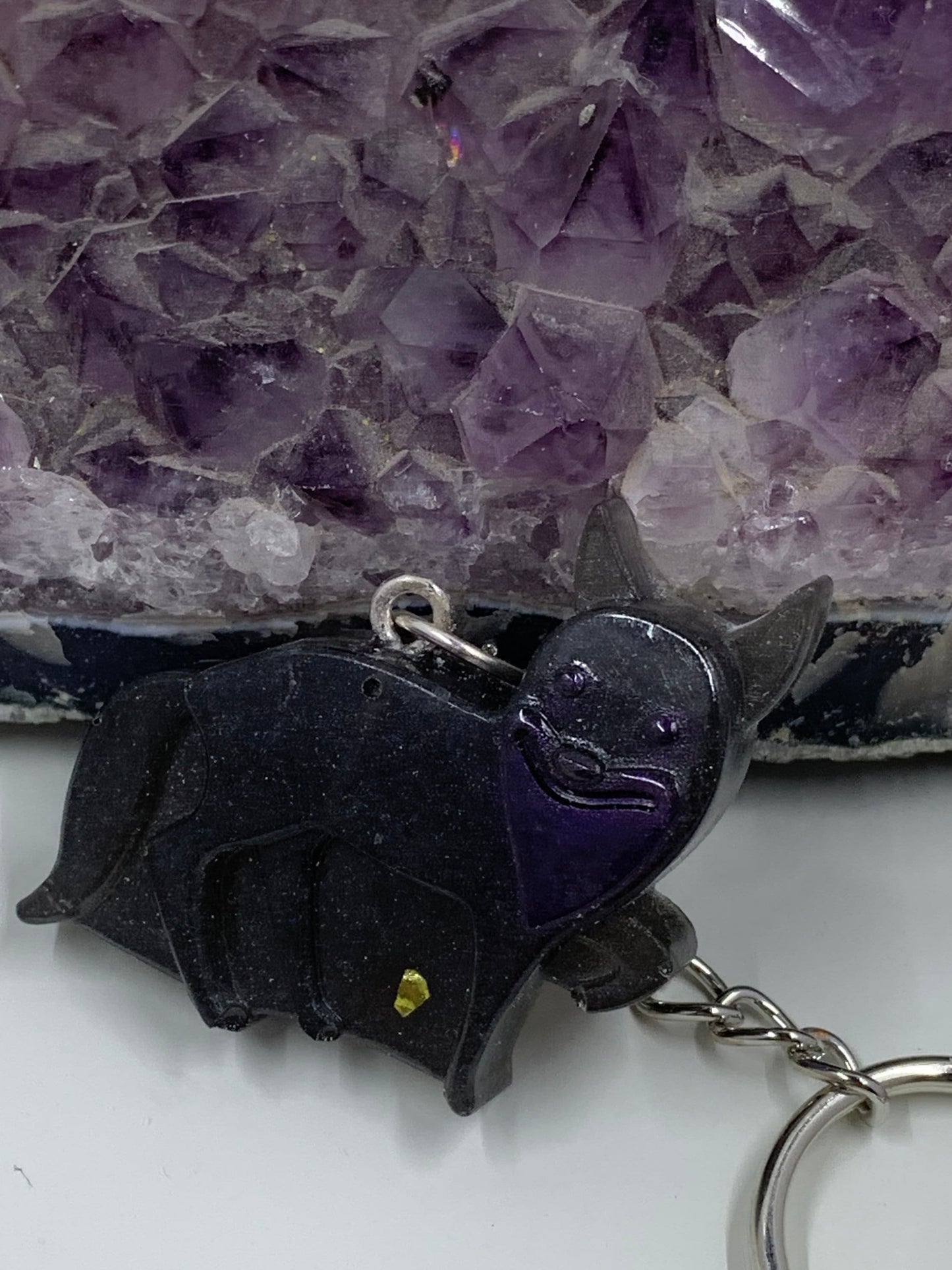 Resin Fox Keychains