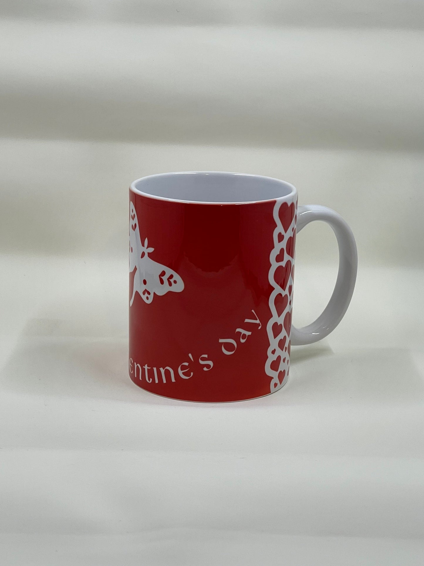 Valentine’s Day Luna moth mug