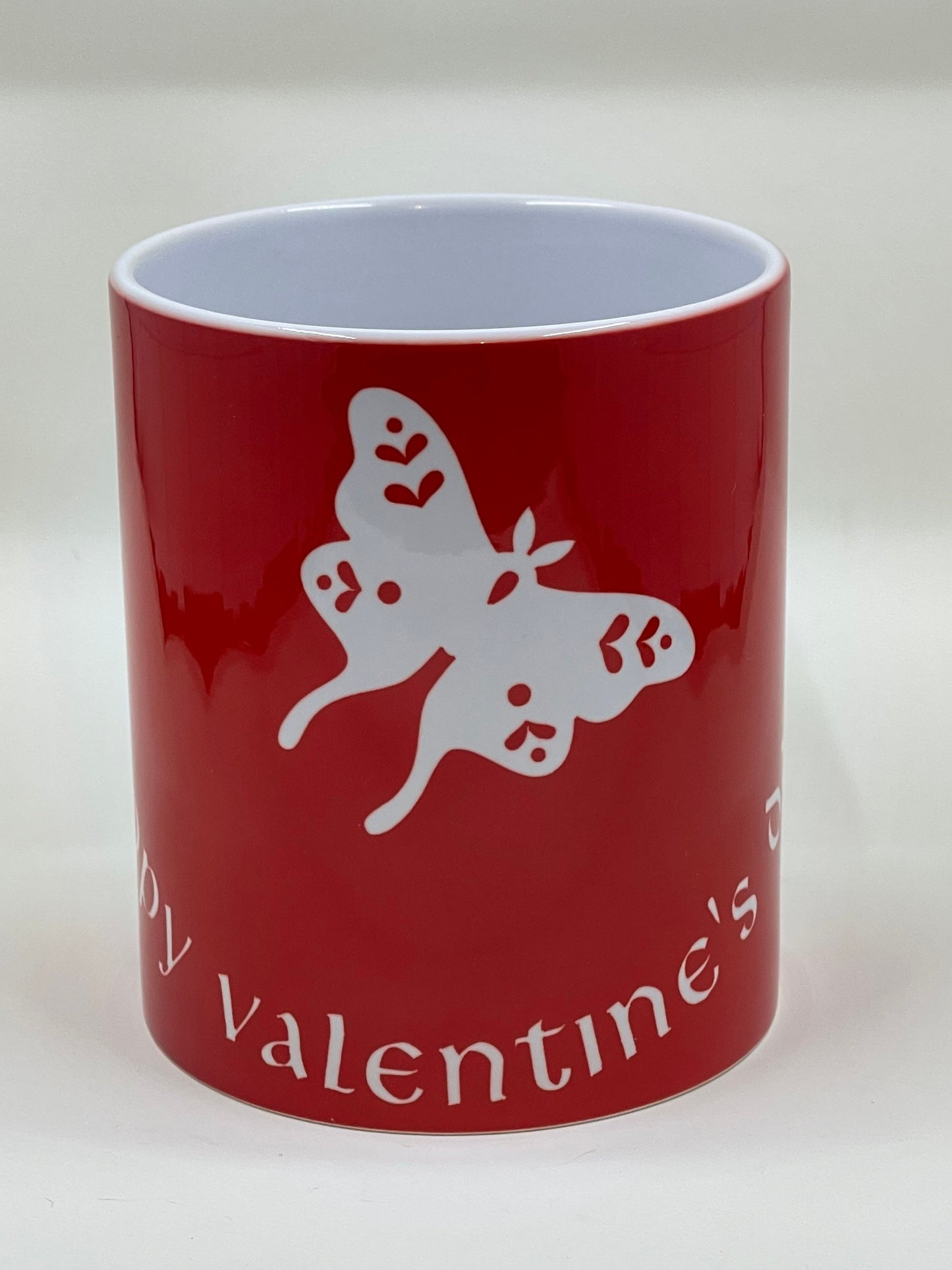 Valentine’s Day Luna moth mug