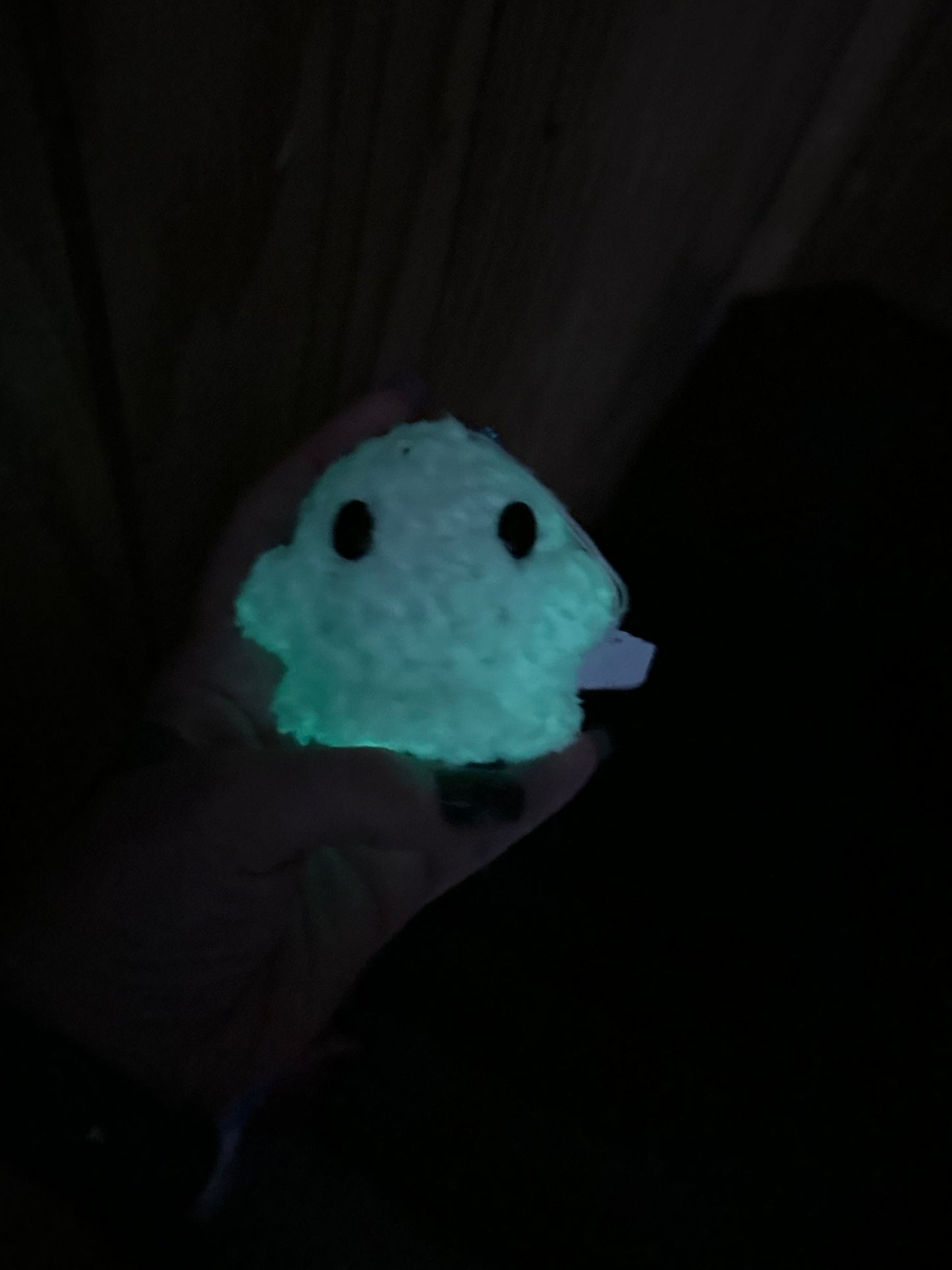 Glow In The Dark Ghost Keychain