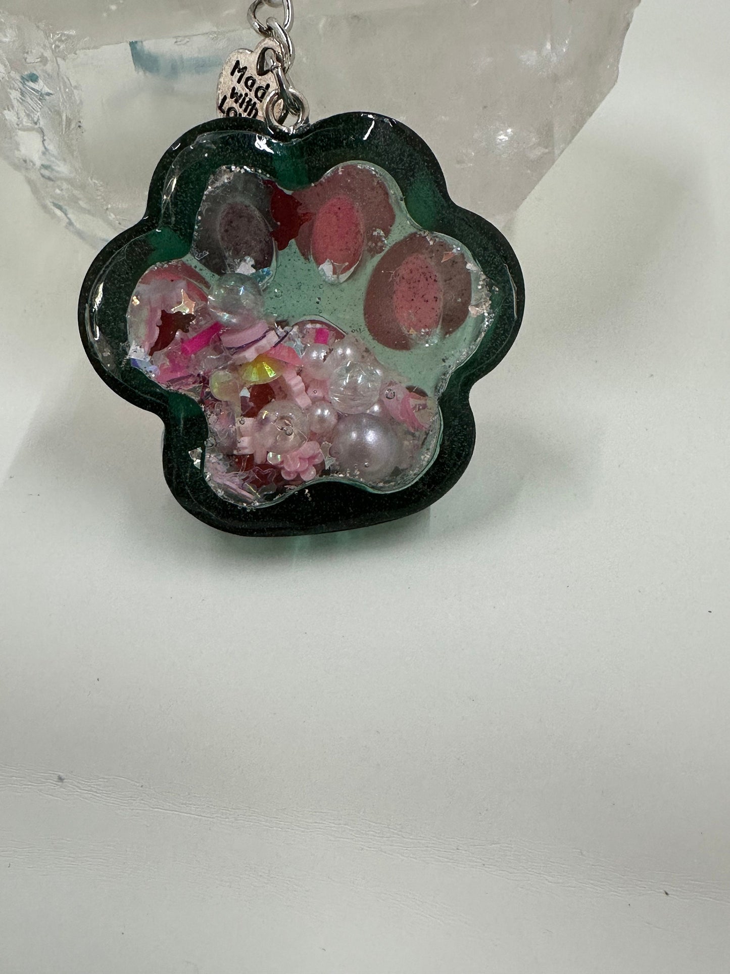 Paw Shaker Keychain