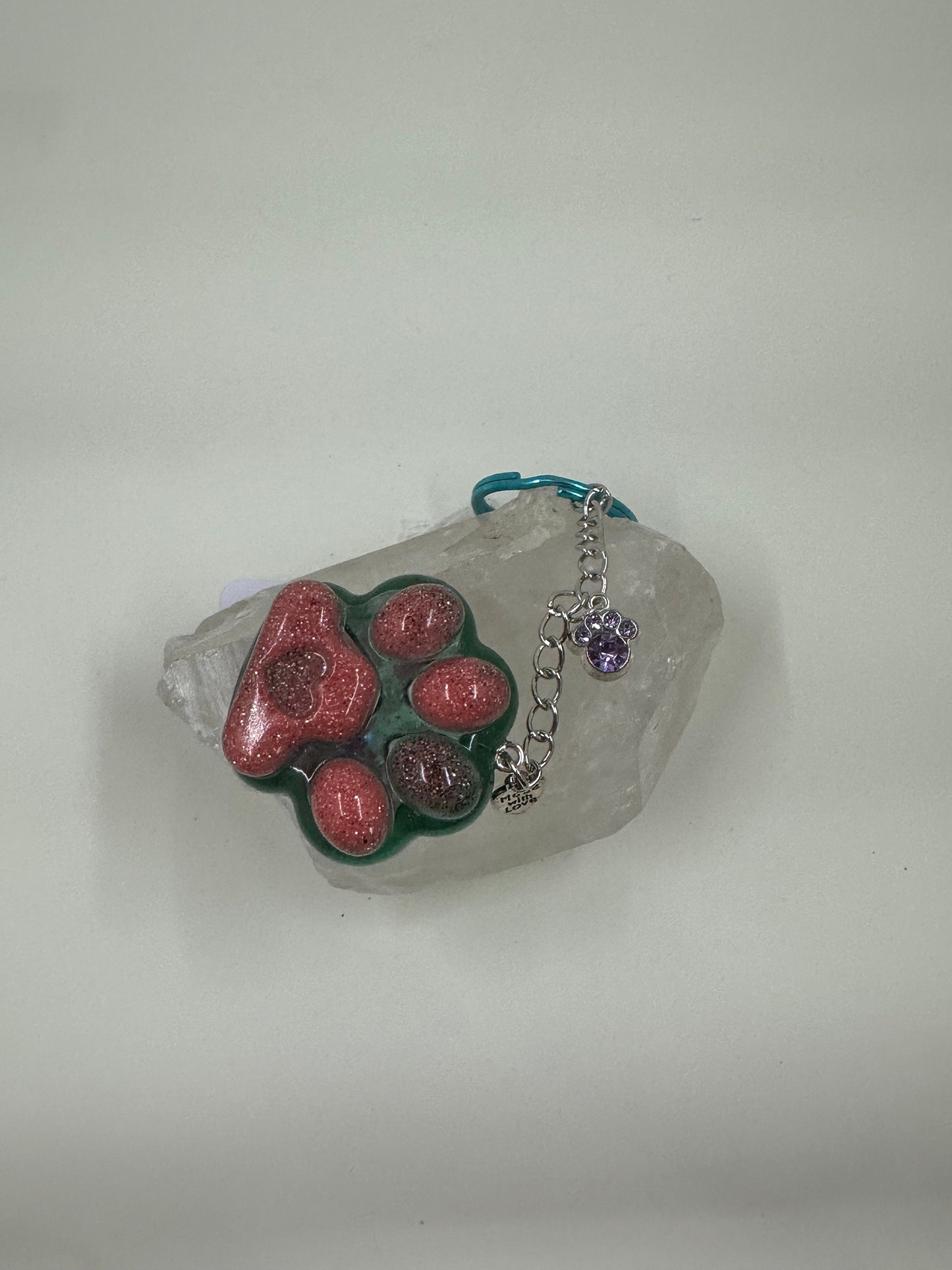 Paw Shaker Keychain